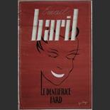 1943. Etude originale pour le dentifrice Email Baril. Commande de l'agence de publicité Publiservice. (Ref  108)
