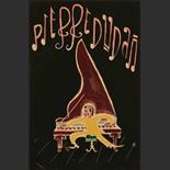 1950. Affiche originale réalisée pour le chanteur Pierre Dudan, éditée par Europe 1. 25X38. Atelier porte de Clignancourt. Collection privée. (Ref  118)