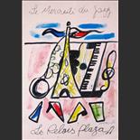 1977. Affiche originale pour le Mercredi du jazz, au Relais Plazza à Paris. (Ref  123)