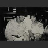 1966. Avec Annie Duperey, son amie à l'époque de l'atelier du  Moulin Rouge. 