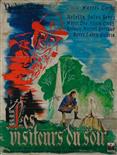1942. Affiche originale pour le film Les Visiteurs du Soir, de Marcel Carné. Atelier porte de Clignancourt. Collection de l'artiste. 